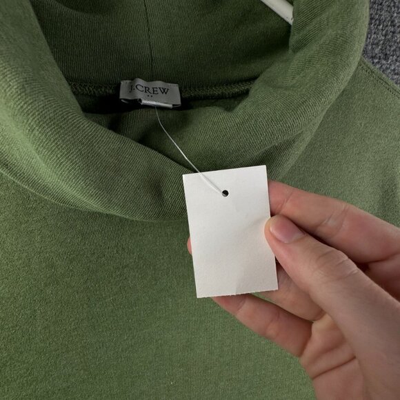 NWT J. Crew Baggy Turtleneck Sweater Fleece Lightweight Long Sleeve Pullover - Picture 7 of 13